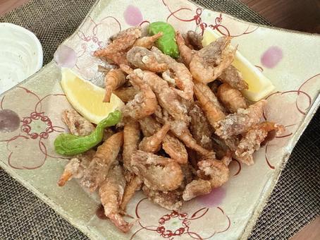 えびの唐揚げ えびの唐揚げ 食べ物,ガスえび,エビの唐揚げの写真素材