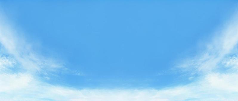 空と雲のパノラマ 背景素材 空と雲のパノラマ 背景素材の写真