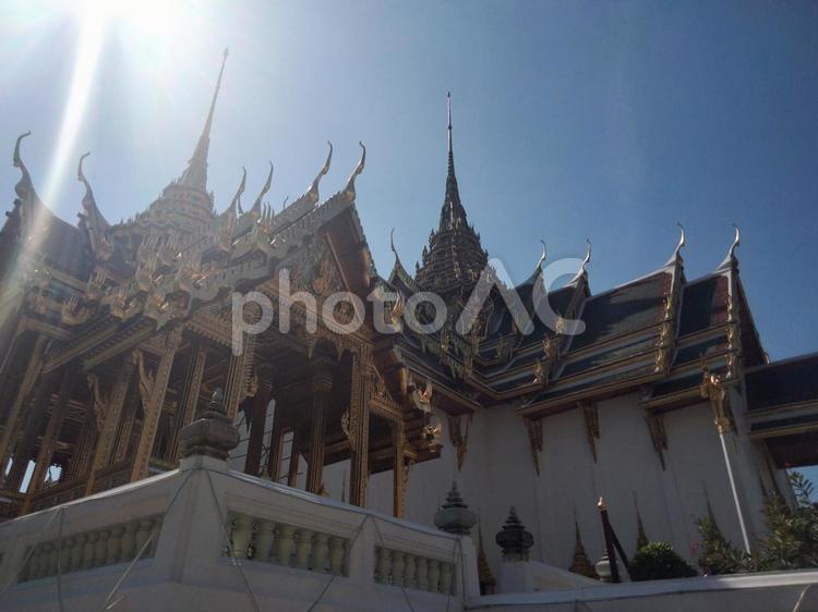 タイ　バンコクの仏教寺院 タイ,バンコク,仏教寺院の写真素材
