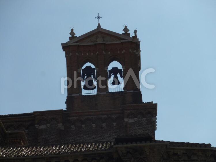 ベネチア　教会の鐘 ヨーロッパ,イタリア,ベネチアの写真素材