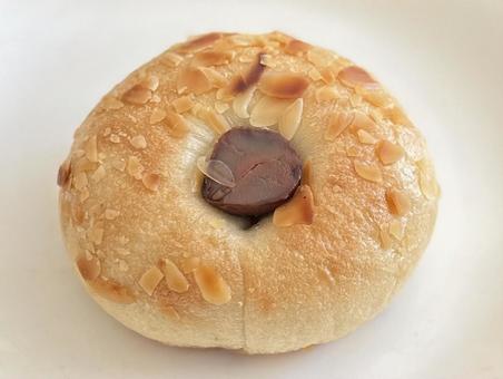 栗ベーグル 栗ベーグル パン,ベーグル,食べ物の写真素材