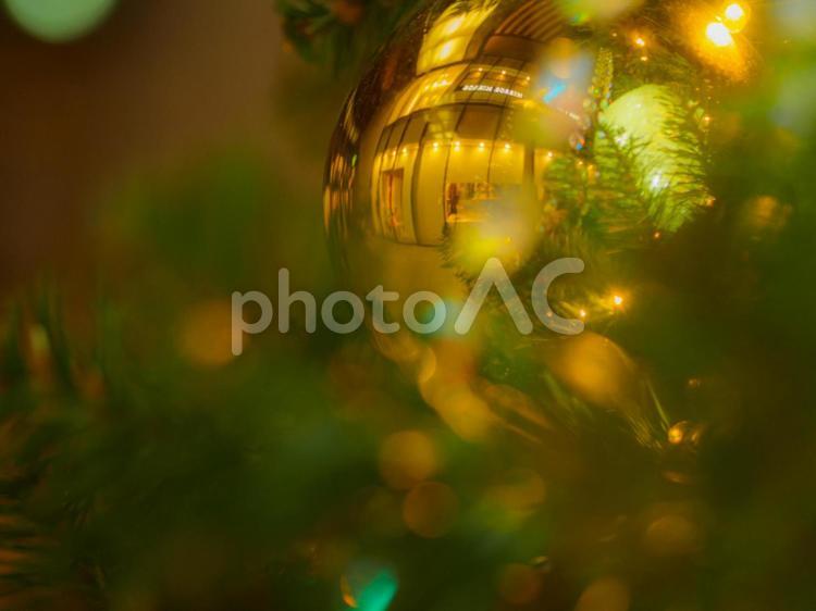 クリスマスのイメージ 装飾,クリスマスツリー,結晶の写真素材
