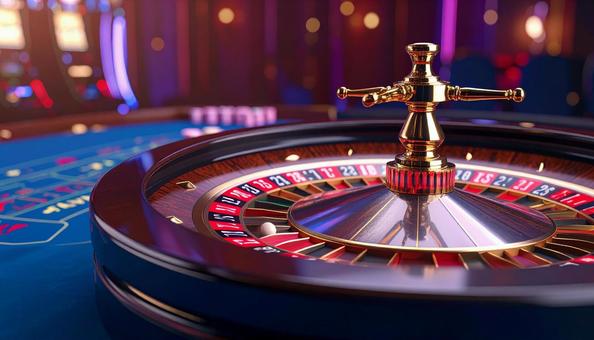カジノのルーレットの写真