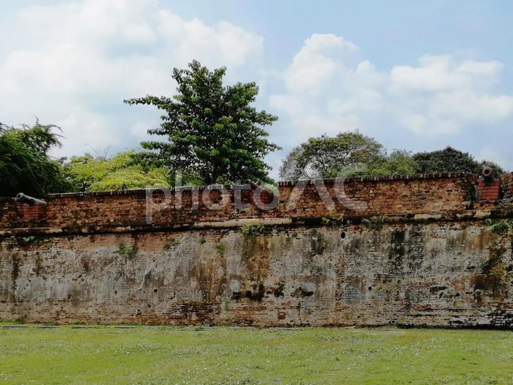 ペナン　世界遺産　ジョージタウンの要塞 ペナン島,ジョージタウン,コーンウォリス要塞の写真素材