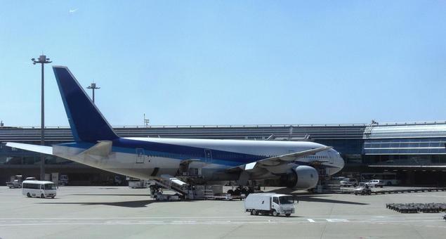 羽田空港の風景-4 羽田空港の風景-4 羽田空港,ターミナルビル,飛行機の写真素材