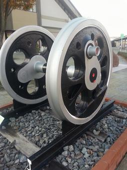 電車の車輪 電車,d51,新津の写真素材