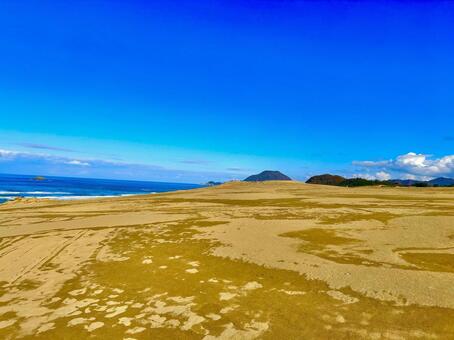 鳥取砂丘 鳥取,鳥取砂丘,鳥取県の写真素材