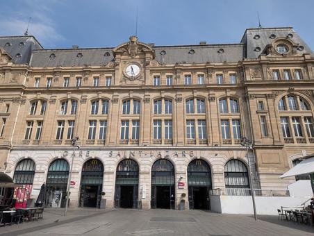 サンラザール駅 サンラザール駅 サンラザール駅,パリ,フランスの写真素材