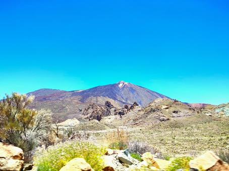 テイデ山 テイデ山 テイデ国立公園,テイデ山,テネリフェ島の写真素材