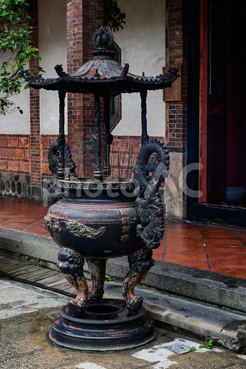 台湾・台北 大龍峒保安宮 台湾,台北,大龍峒の写真素材