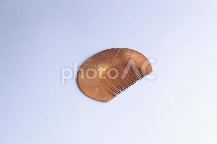 昭和時代に使われていた古い櫛　かんざし 櫛,簪,かんざしの写真素材