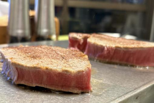 Photo, teppanyaki, steak, fillet, 