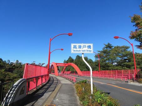 高津戸橋 高津戸橋,橋,道路の写真素材