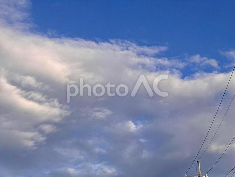 【風景写真】 夏空,空,雲の写真素材