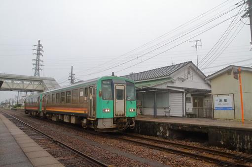JR高山本線、速星駅、ホーム JR高山本線、速星駅、ホーム jr,jr西日本,高山本線の写真素材