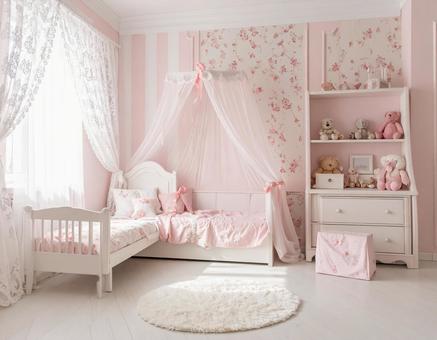 お姫様風の子供部屋 お姫様風の子供部屋の写真