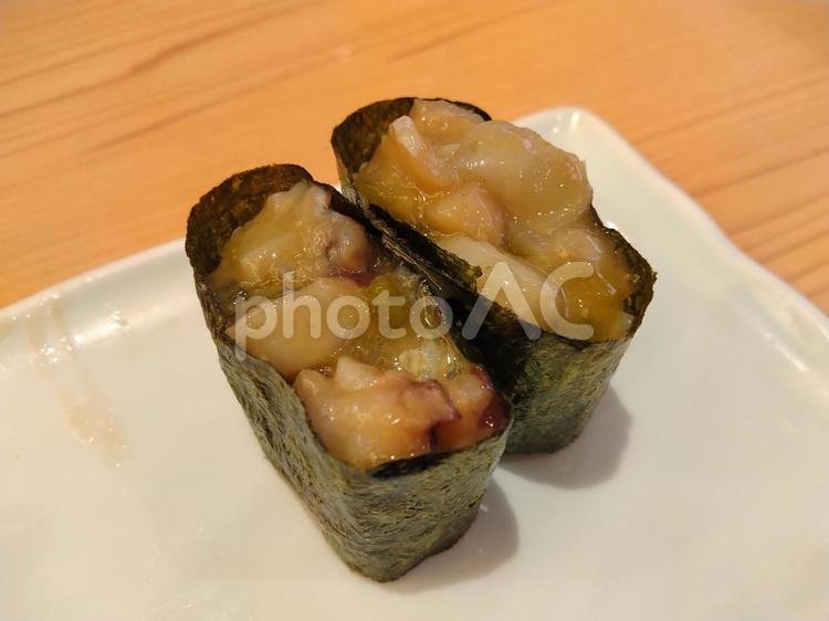 たこわさび たこわさび,寿司,軍艦巻きの写真素材