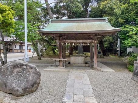 大洗磯前神社の手水舎 大洗磯前神社の手水舎 大洗磯前神社,手水舎,神社仏閣の写真素材