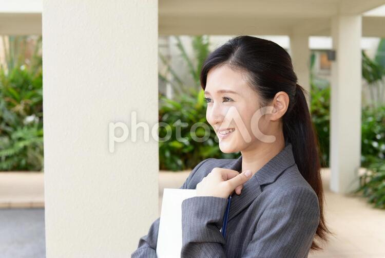 笑顔のビジネスウーマン 女性,ビジネスウーマン,女の写真素材