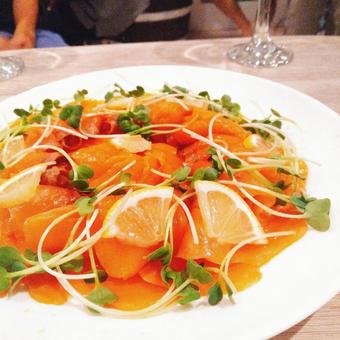 サーモンマリネ サーモンマリネ フレンチ,イタリアン,美味しいの写真素材