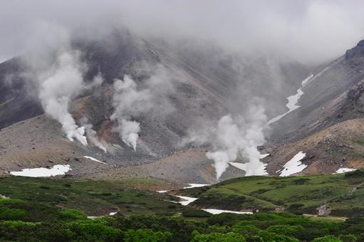 大雪山の風景 大雪山の風景 大雪山,北海道,旭岳の写真素材