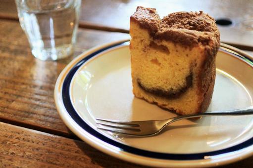 シナモンケーキ シナモンケーキ,カフェ,飲食店の写真素材