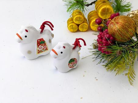 お正月(年賀状&年末年始)28 お正月(年賀状&年末年始)28 冬,年賀状,干支の写真素材