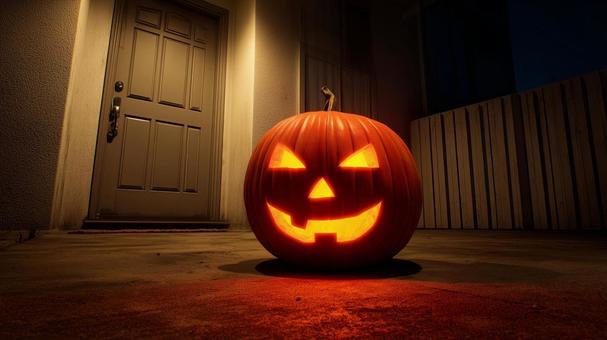 ハロウィンのカボチャの飾り 08 ハロウィンのカボチャの飾り 08の写真