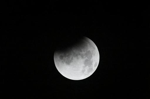今朝早朝の皆既月食 2 今朝早朝の皆既月食 2の写真