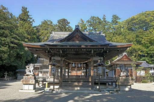 滋賀・近江八幡 奥石神社 拝殿 滋賀・近江八幡 奥石神社 拝殿 奥石神社,拝殿,老蘇の森の写真素材