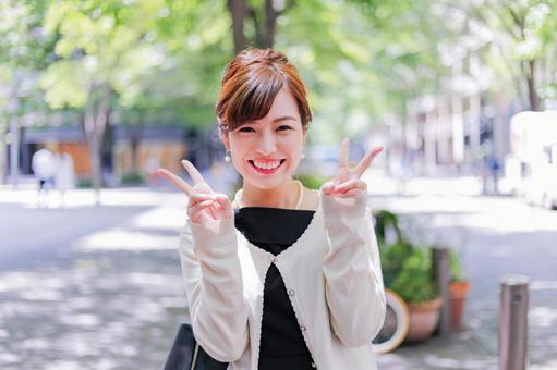 Bright cute woman-Tokyo- Bright cute woman-Tokyo-