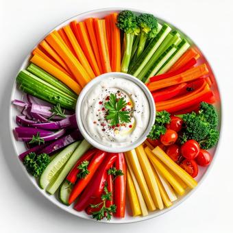 野菜のオードブル 野菜のオードブルの写真