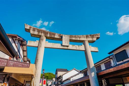 【福岡】太宰府天満宮の風景 福岡,太宰府駅,太宰府の写真素材
