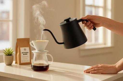 自宅で楽しむハンドドリップコーヒー 自宅で楽しむハンドドリップコーヒー の写真