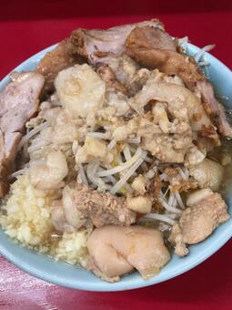 二郎系ラーメン 二郎系ラーメン,二郎系インスパイア,二郎系の写真素材