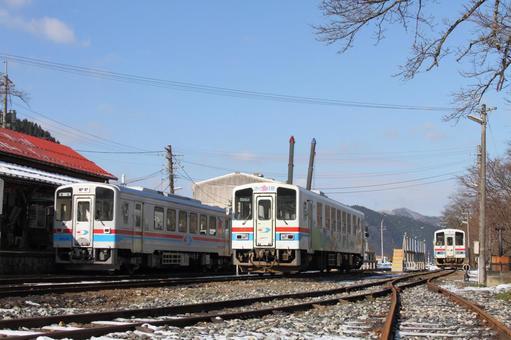 若桜鉄道、若桜駅構内 若桜鉄道、若桜駅構内の写真