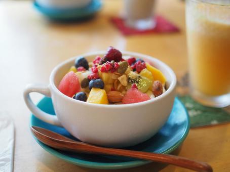 アサイーボウル アサイーボウル,フルーツ,健康食の写真素材