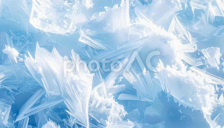 氷の結晶の輝き 冬の抽象背景 氷,テクスチャ,冬の写真素材