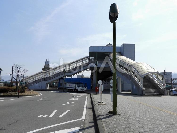 JR篠ノ井線篠ノ井駅西口 篠ノ井駅,篠ノ井,長野市の写真素材