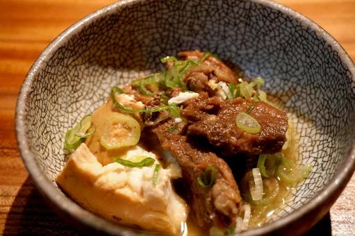 肉どうふ 肉どうふ ねぎ,肉豆腐,肉の写真素材