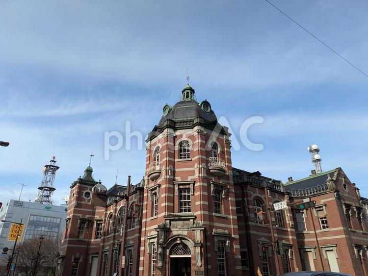岩手県盛岡市　岩手銀行赤レンガ館 岩手県,盛岡市,岩手銀行の写真素材