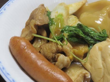 鍋　取り分けの写真