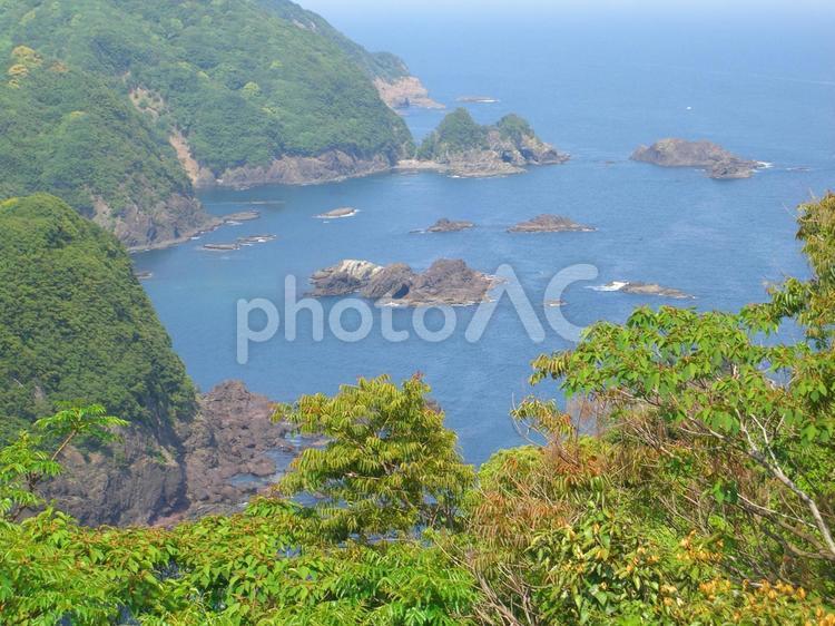 海岸線風景1 海岸,国定公園,砂浜の写真素材