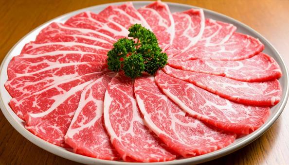 赤身薄切り牛肉 赤身薄切り牛肉 の写真