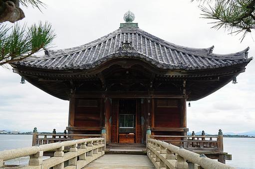 パワースポット　満月寺・浮御堂㊺ 滋賀県大津市,満月寺,浮御堂の写真素材