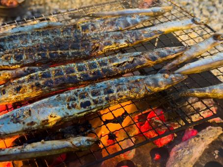 さんまとシシャモのBBQ さんまとシシャモのBBQの写真