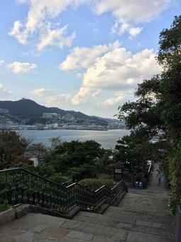 海が見える街 海が見える街 海,街,風景の写真素材