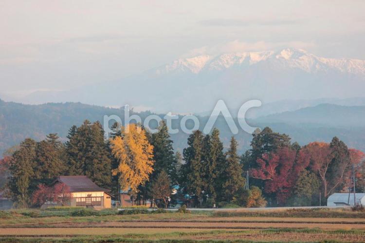 秋、日本の原風景　 秋,風景,日本の原風景の写真素材