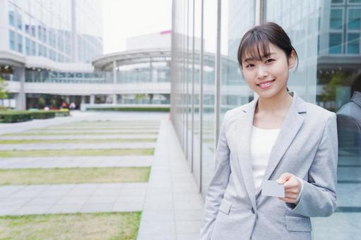 ライフスタイル ライフスタイル オフィス街,都市部,クレジットカードの写真素材