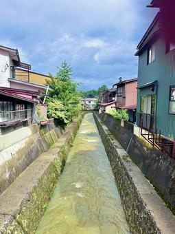 高山の街並み 高山,岐阜,街並みの写真素材